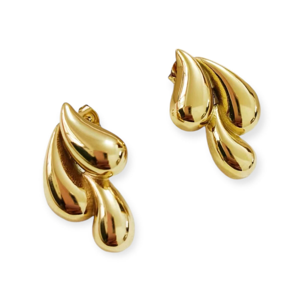 Triple Drop Earrings