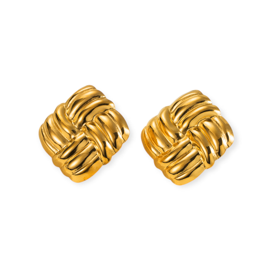 Square Vintage Earrings