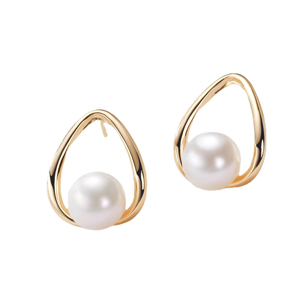 Nest with Pearls Earrings