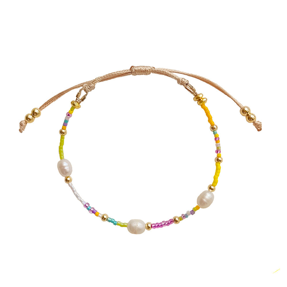 Colorful Freshwater Pearls Bracelet