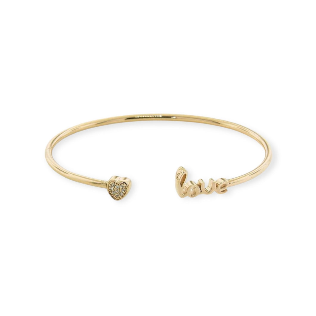 Love Heart Open Bangle