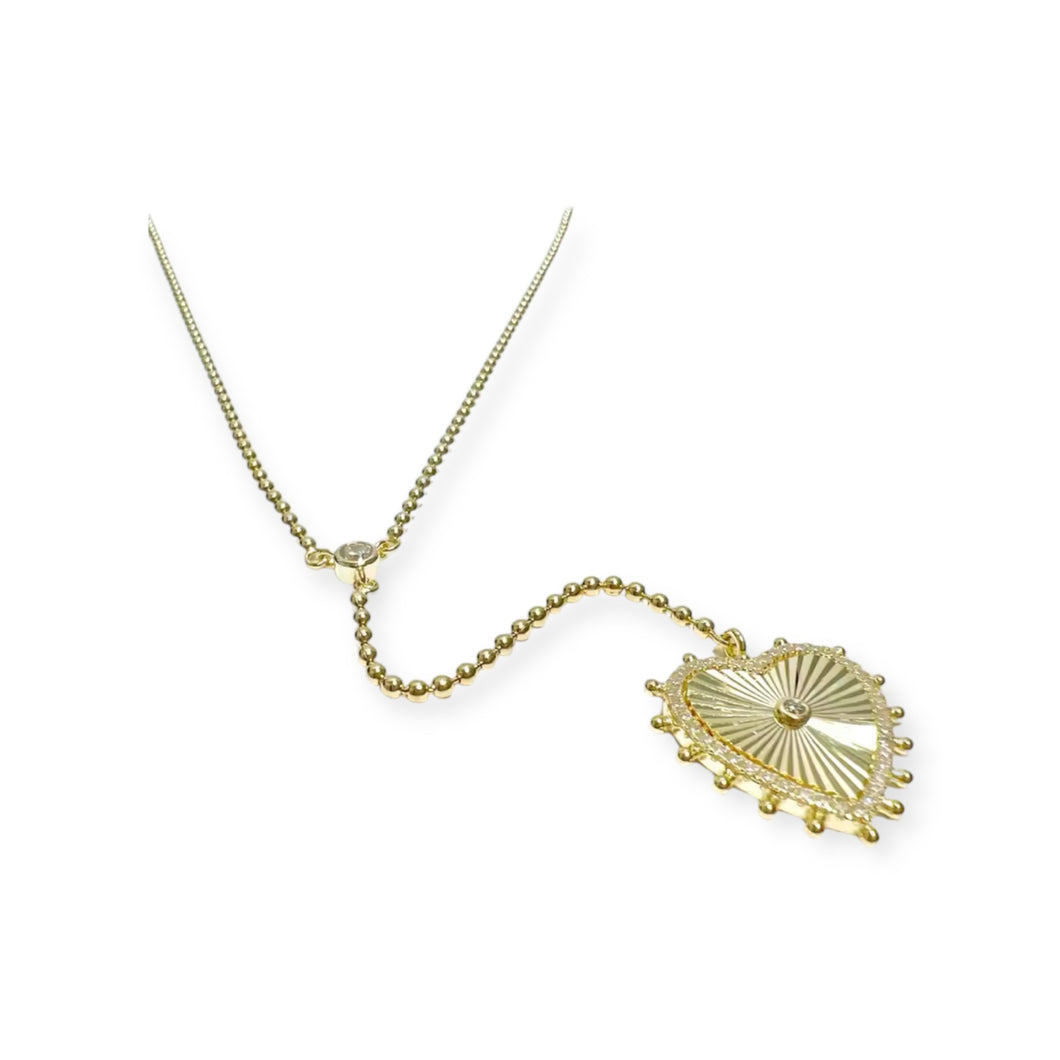 Heart Lariat Necklace