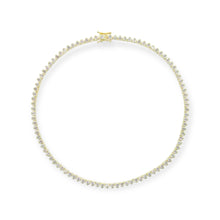 Load image into Gallery viewer, Full Tennis Zirconia Heart Necklace
