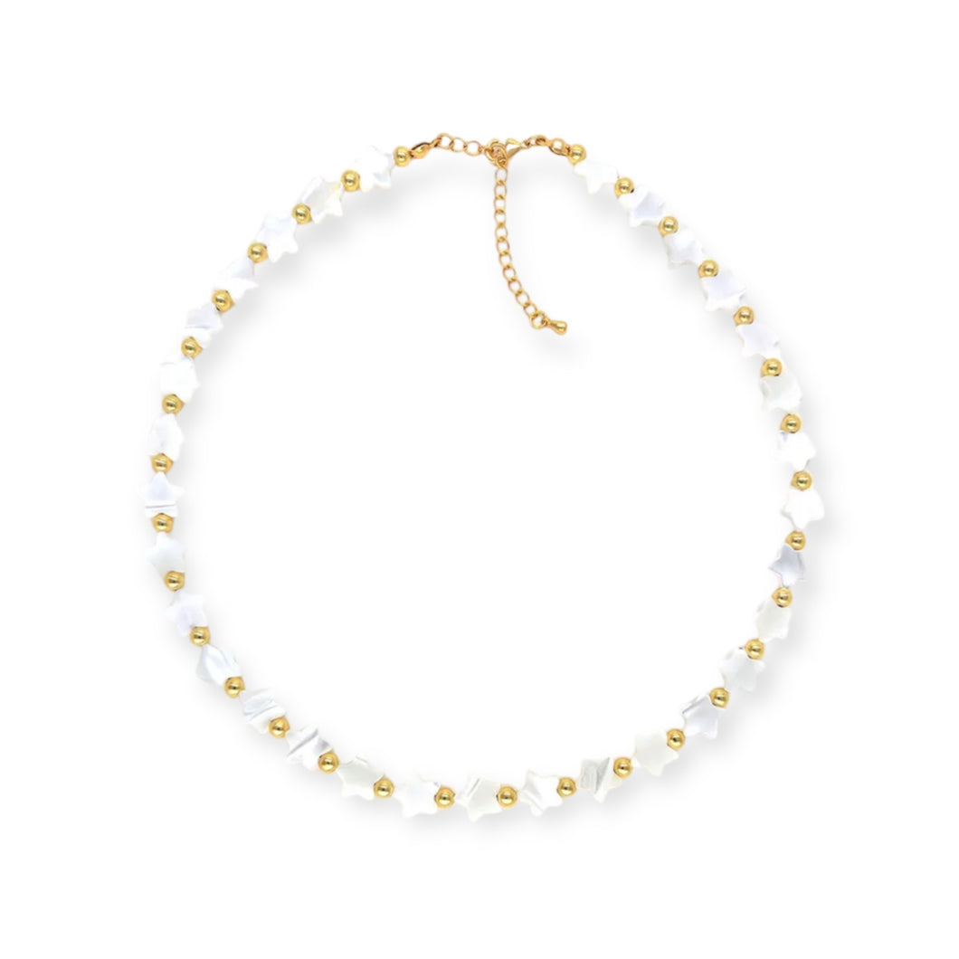 Mother of Pearl Star Necklace