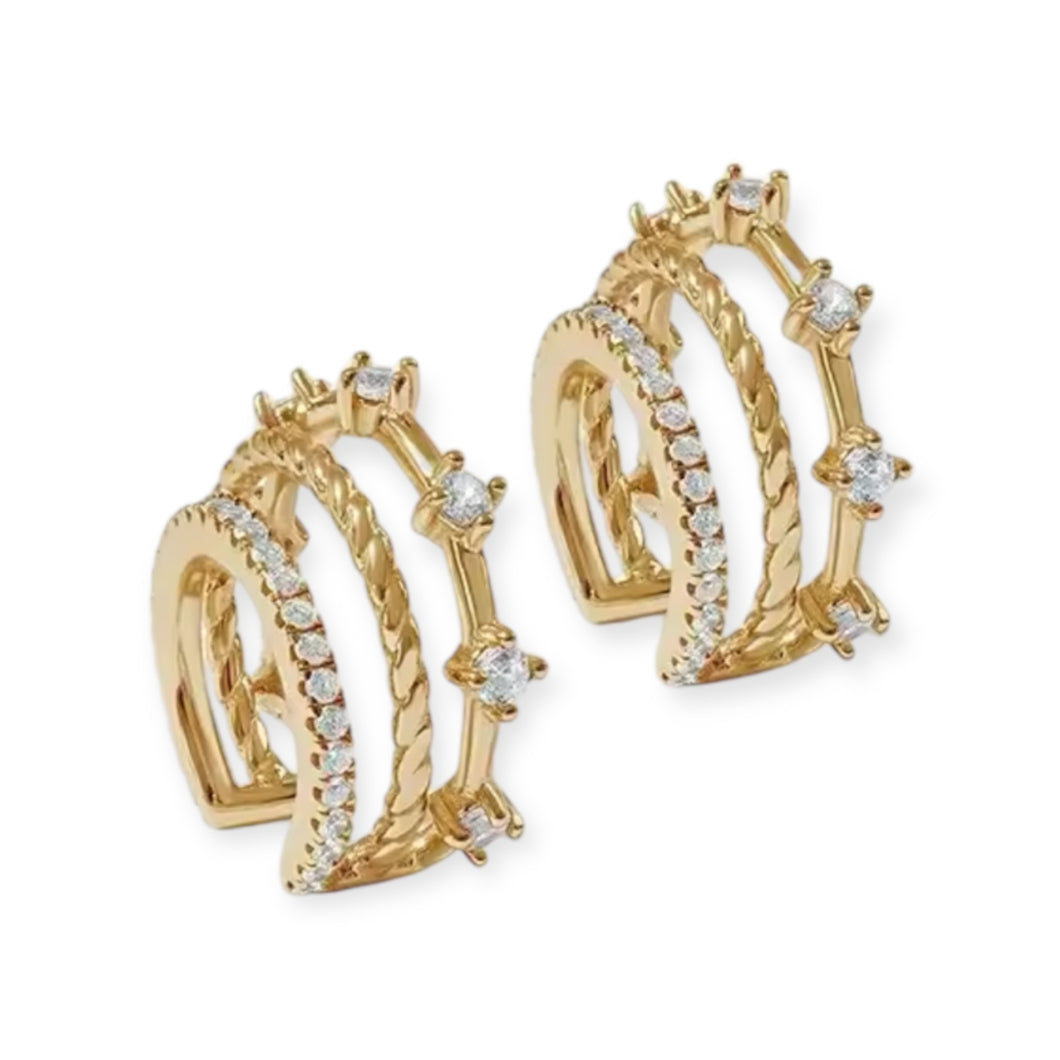 Zirconia Nest Ear Cuff (single)